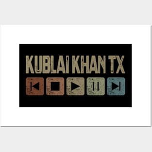 Kublai Khan TX Control Button Posters and Art